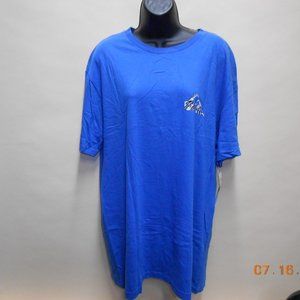 Quicksilver LG Zebra pattern blue t-shirt new